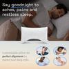 Original Crescent Adjustable Pillow, Queen Bed Pillows for Shoulder, Neck & Head Support, Crescent Foam Pillows - Medium Firm for Back & Side Sleeper