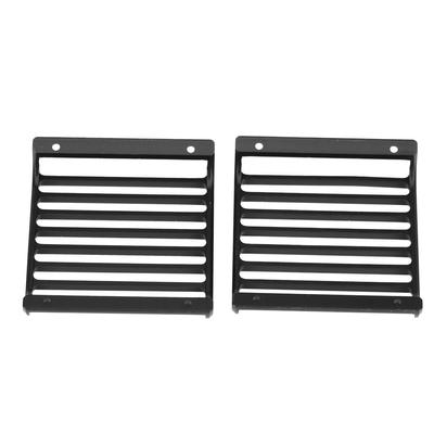 2 Pcs Metal Light Grilles,     Front Light Cover Grille RC Accessories for 1 10 Scale RC Crawler Car