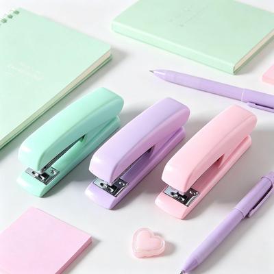 Fresh Macaron Stapler - Universal, Labor-Saving, Mini Portable Stapler for Students and Offices