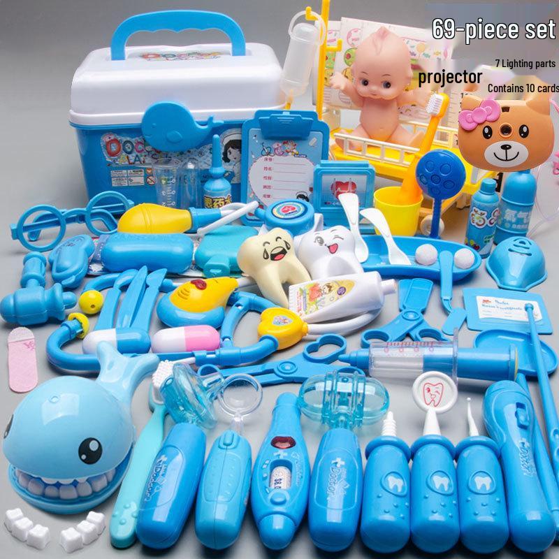 Kids' Doctor Playset: Medical Tools, Stethoscope, Injection, Ambulance