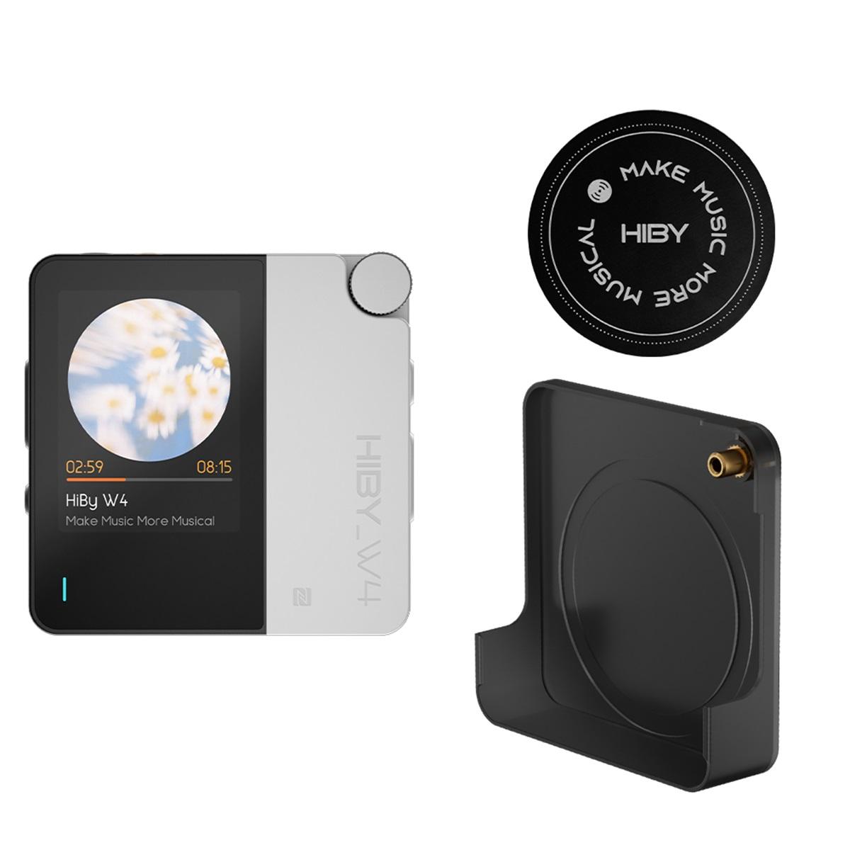

HiBy W4 MagSafe MP3 Music Player 3.5mm 4.4mm Wireless Audio HiFi Headphone Amplifier USB DAC Bluetooth 5.4 QCC5181 DSD512 LDAC W4 White MagSafe