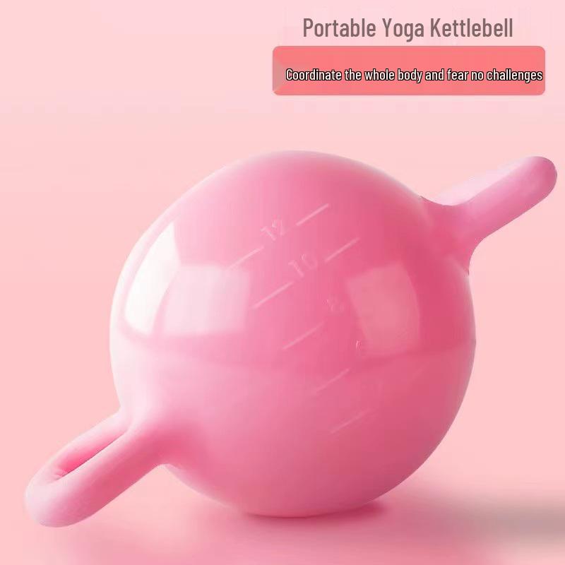 Verstellbare Doppelgriff Yoga & Pilates Kettlebell Hantel mit füllbarem Gewicht
