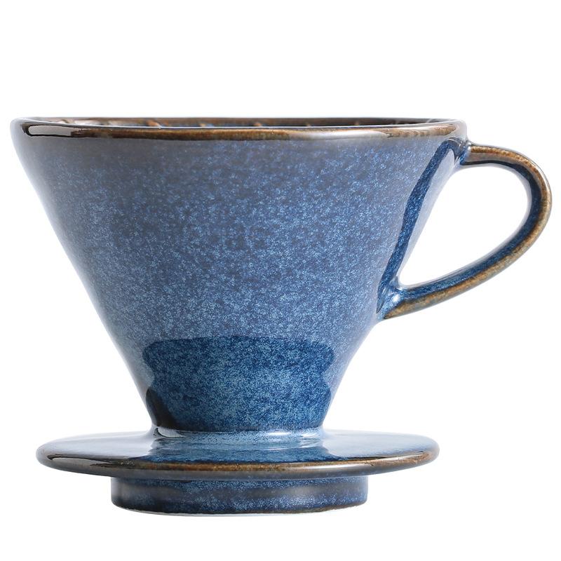 Coffee Maker V Style Funnel Dripper Filter Cup Coffee Accessories Ceramic Coffee Filter Cup Reusable Filters