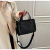 Large Capacity Nylon Bag Women 2023 New Korean Style Autumn Winter Retro Fashion Square Bag Single Shoulder Bag Blue
