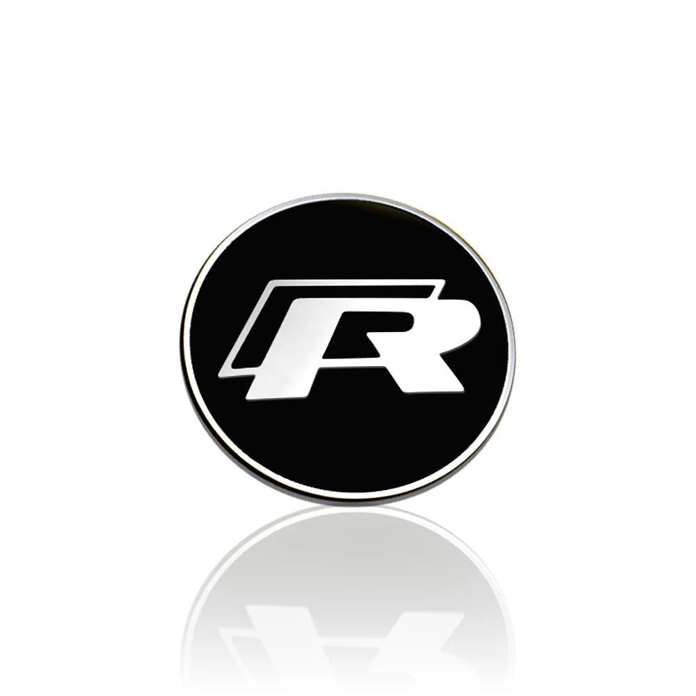 2025 Horký 45mm/50mm Hliníkový Odznak na Auto Logo Volantu Ozdobná Samolepka Pro Volkswagen VW R Line GTI Golf 5 7 Tiguan Caddy Passat