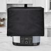 Kitchen Slow Cooker Cover Black Cloth 19.3 x 15 x 9.8 Inch Dust Cover for Countertop Storage, Cabinet Order, Counter Use, and Shelf Care