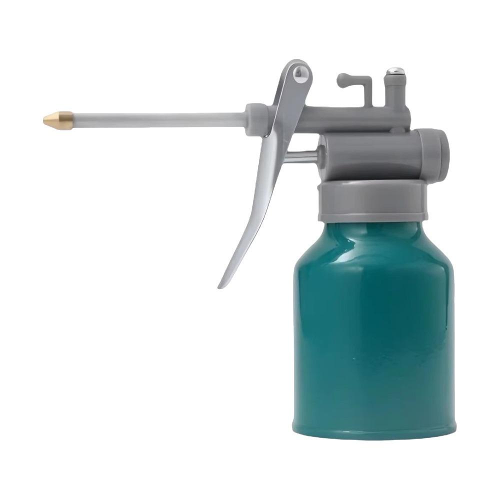Red Oil Can Spout Design Grease Oiler Tool Thumb Pump Oiler Car Repair