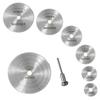 6PCS Multi-purpose Circular Saw Blade Small Size Cutting Tool Electric Drill Blade Blade Set Woodworking Electric Grinder Blade
