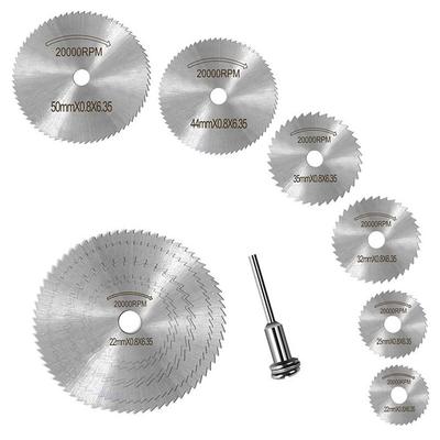 6PCS Multi-purpose Circular Saw Blade Small Size Cutting Tool Electric Drill Blade Blade Set Woodworking Electric Grinder Blade