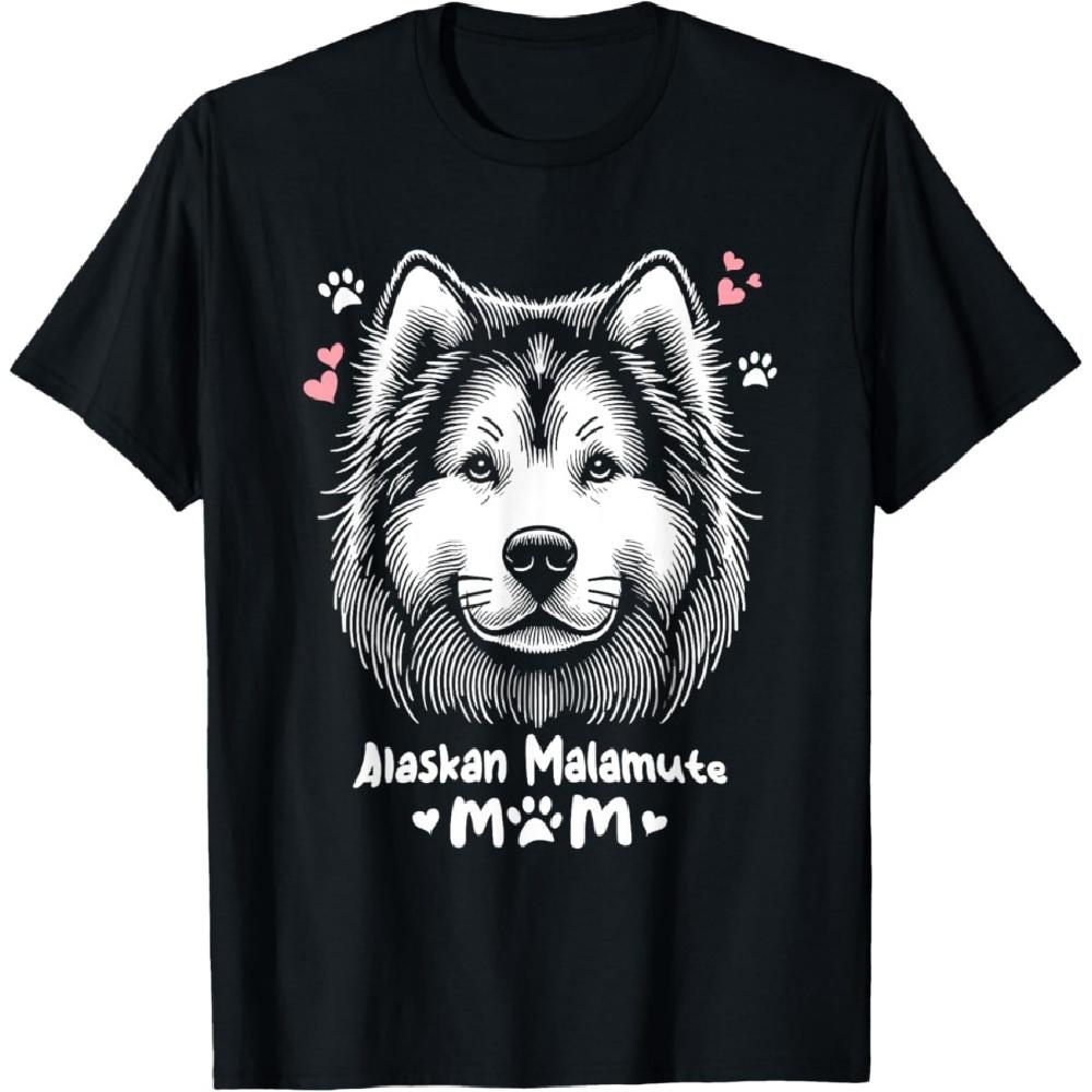 

Alaskan Malamute Mom Malamutes T-Shirt XXXXXL чёрный