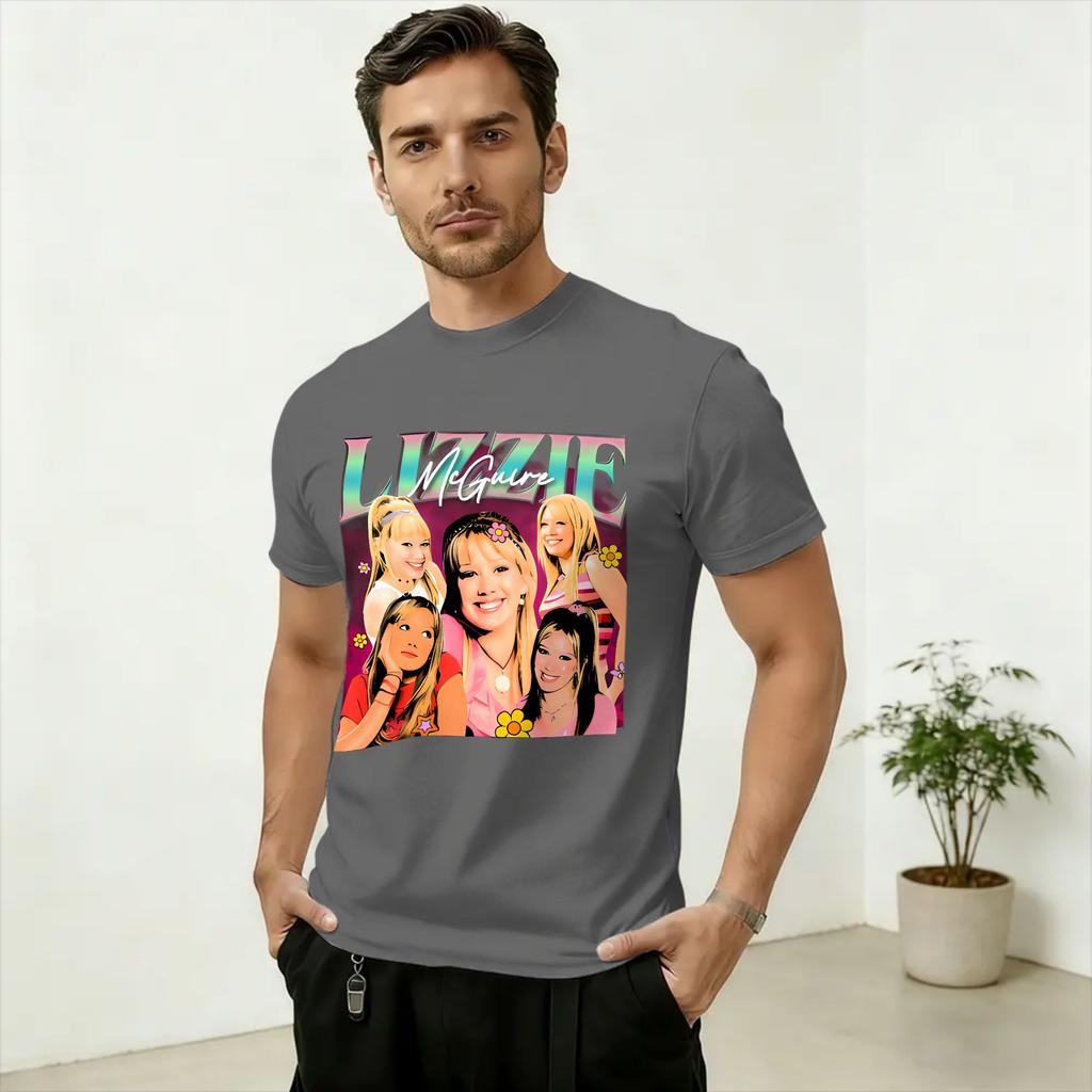 Unisexs Hilary Duff Fan Merch T Shirts 100 Cotton Clothes Novelty Short Sleeve Crewneck Tee Shirt Gift Idea TShirt