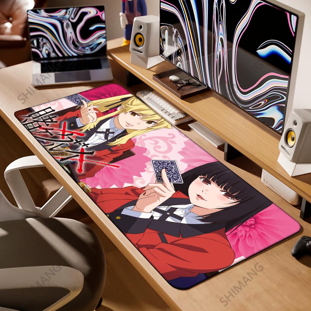 Kakegurui Jabami Yumeko Anime Anti-Slip Speed Version Game Computer Keyboard Office Table Mat Gaming Mouse Pad