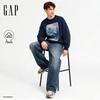 GAP Unisex Nordic Print Heavyweight Fleece Crewneck Sweatshirt