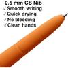 4 Pack Funny Screaming Carrot Tongue Gel Pens 0.5mm Carrot Writing Pen Black Ink for School Stationery Office Party