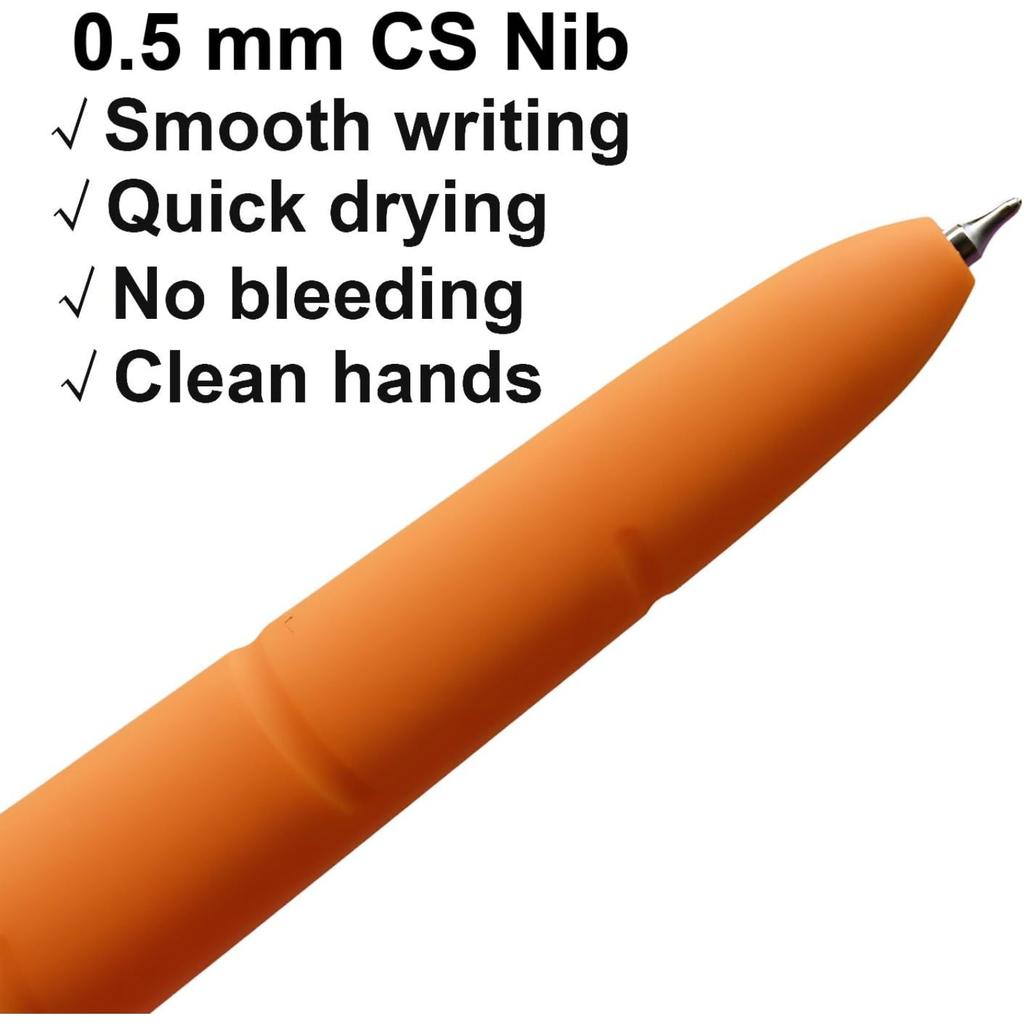 4 Pack Funny Screaming Carrot Tongue Gel Pens 0.5mm Carrot Writing Pen Black Ink for School Stationery Office Party