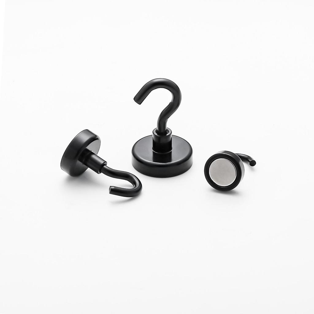 No-Trace, No-Drill Multifunctional Magnetic Hooks for Storage