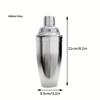 Cocktail-Shaker, Martini-Shaker, Getränke-Shaker mit eingebautem Sieb, Edelstahl, Margarita-Cobbler-Shaker-Mixer – professionelles Bar-Zubehör-Set