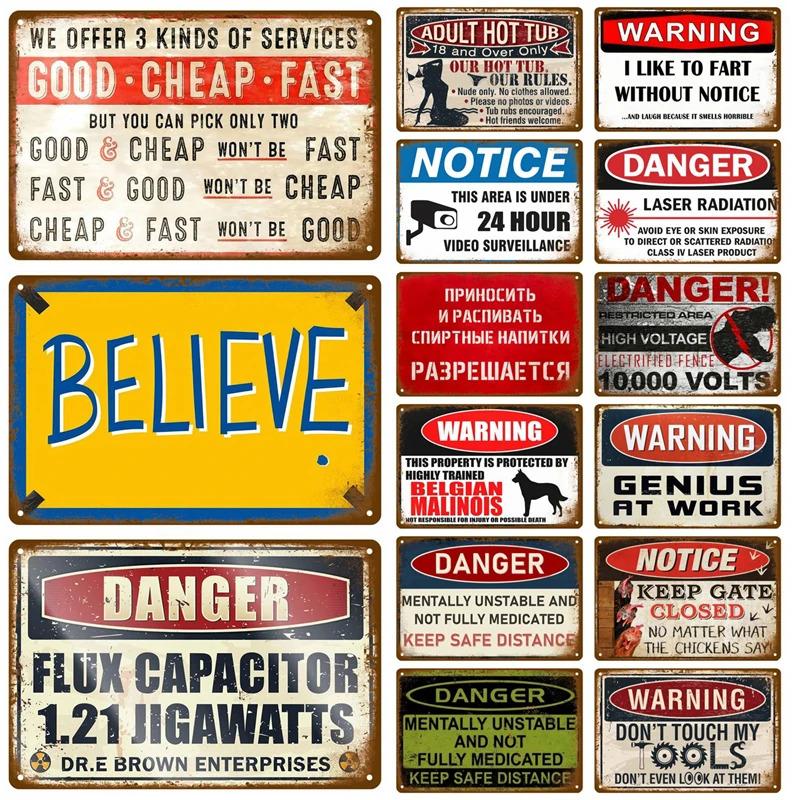 Vintage Blechschild Home Decor Artikel Wanddekoration Kunst Wandbild Raumdekoration Artikel Dekor Männer Retro Metallschild Platte Bar Poster