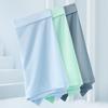 Men Boxer Underwear Elastic Mid-rise U-Convex Solid Color Panties Breathable Smooth Lines