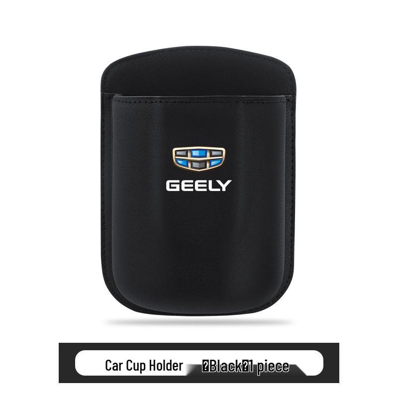 Car Cup Holder & Storage Bag for Geely Models: Xingyue L, Xingyuan, Xingrui, Emgrand, Boyue Pro