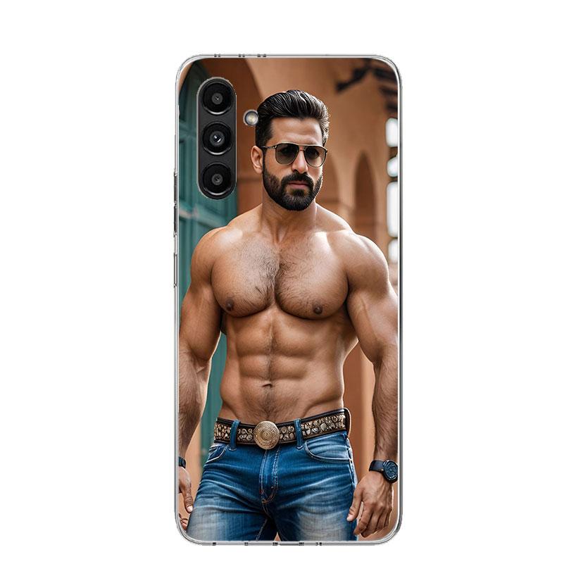 Sexy Muscle Man Gay Fitness Phone Case For Samsung Galaxy A17 A16 A14 A15 A13 A57 A56 A54 A55 A53 A37 A36 A34 A35 A33 A26 A24 A2