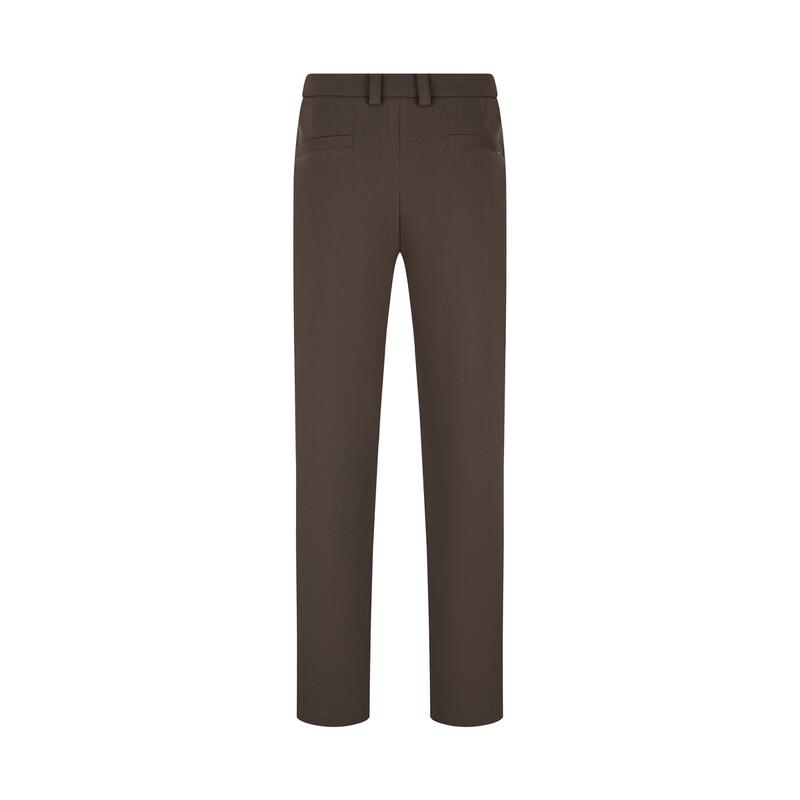 SEVEN Men's Brushed Knit Business Casual Straight-Leg Trousers