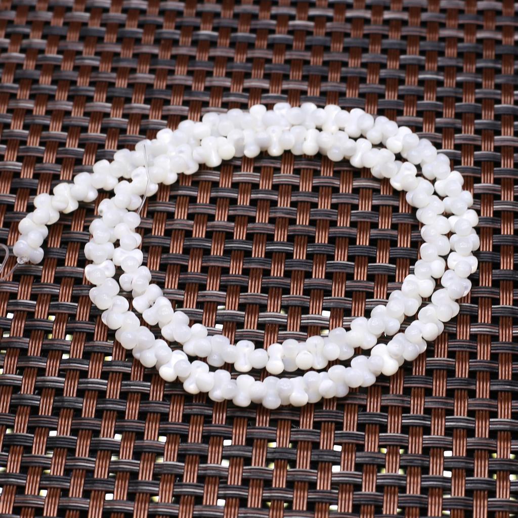 Mew Style Shell Beads Natural Freshwater Shell Small Bone-Shaped Beads 3x6mm For Jewelry Making DIY Necklace Bracelet Earrings Accessory
