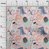 oneOone Cotton Flex Amethyst Fabric Kids Cutie Animal Sewing Material Print Fabric by The Yard 40 Inch