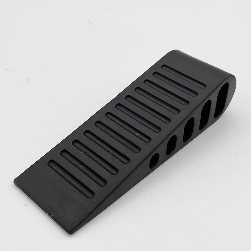 Rubber Door Stopper Reusable Shock Absorbent Block Wedge Doorstops Door Handle Stopper Home Office Door Anti-Collision Stopper