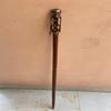 Brass Steampunk Collectible Walking Stick Cane With Model Working Steam Engine