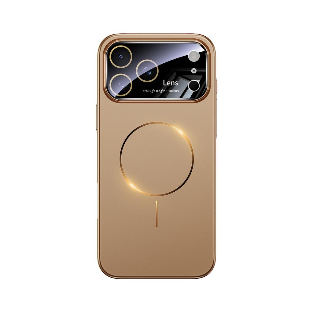 Magnetic Wireless Charging Colorful Case for iPhone 17 16 15 14 13 Pro Max Plus 17Air Skin Feel Large Window Lens Protect Cover
