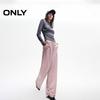 ONLY Women's 2025 Summer Beaded Loose Straight Leg Casual Pants