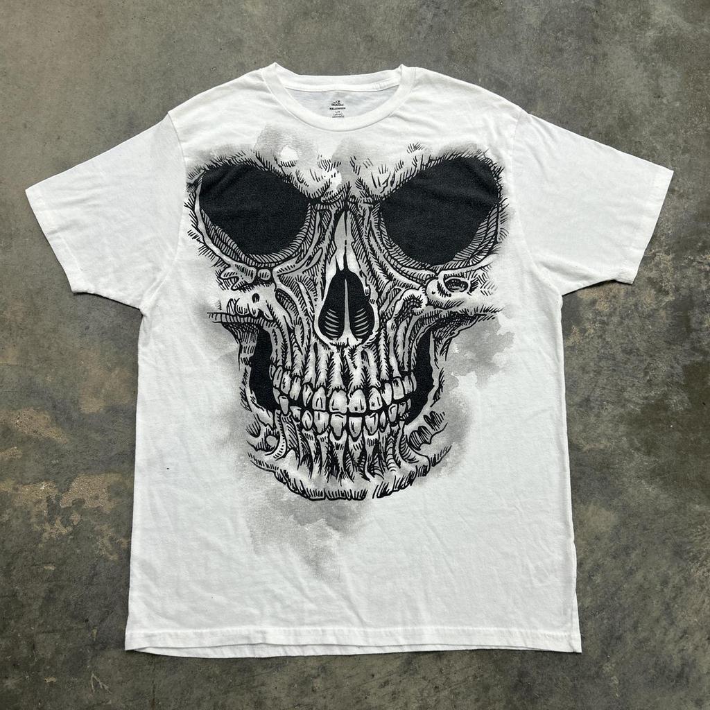 Classic Y2k Gothic Style High Street TShirt Print Oversized T Shirt Harajuku Round Neck Cotton Tops 2026 Summer Unisex Unisex Tops
