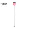 Coffee Stir Stick Cocktail Stick, Stainless Steel Mixing with Durian Pineapple Strawberry Milk Tea Stirrer Watermelon Rubber Top Decor, Drink for Bar