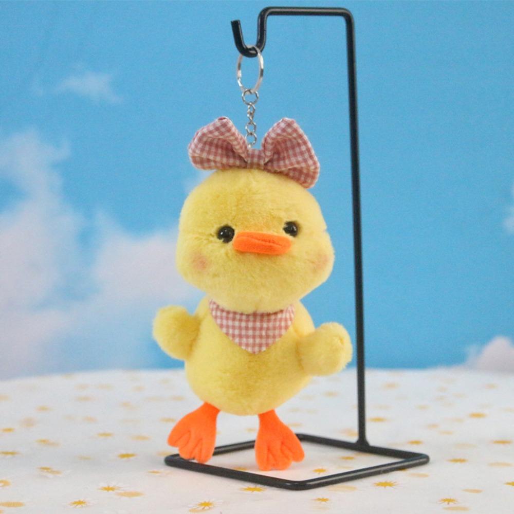 Animals Duck Bag Pendant Soft Fluffty Animal Doll Kawaii School Bag Pendant