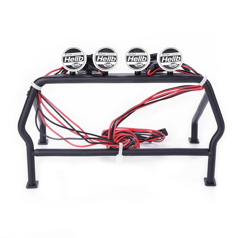 Metal Roll Cage Bucket RC Car Roof Rack Roll Cage Bucket for RC4WD 1/10 TF2 Remote Car Accessory