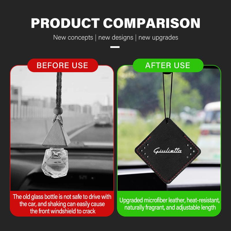 For Alfa Romeo Car Perfume Pendent Air Freshener Hanging Interior Accessories 159 Giulietta 156 147 Giulia Mito GT Stelvio SpideCC5