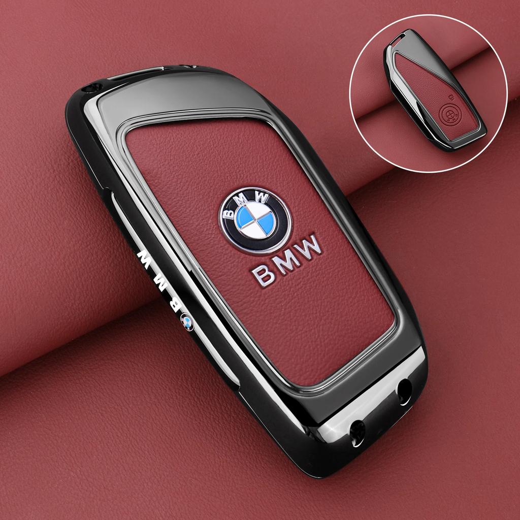 Car Sticker Hot 2025 Metal Car Key Case Cover Shell For BMW X1 U11 X7 G07 XM G09 I7 G70 X5 G05 LCI IX IX40 I20 U06 G81 M3 Series
