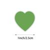 Heart-Shaped Love Stickers - 500 Self-Adhesive Labels per Roll