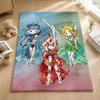 Anime M-Magic Knight Rayearth Throw Blankets Soft Warm Flannel Blanket Bedding for Bed Living Room Home Sofa