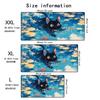 Cute Cat Mouse Pad Large Computer Office Game Table Mat 90x40 XXL Rubber Non-slip Stitched Edge Keyboard Mats Washable Desk Pads