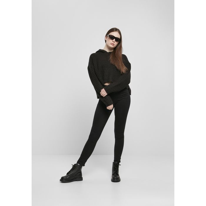 Sweatshirt à capuche - Urban Classics - Oversized - 100% Acrylique - Manches longues - Noir
