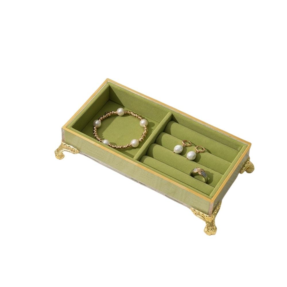 Vintage Jewelry Display Stand Velvet Jewelry Holder Box Jewelry Organizer  Jewelry Storage