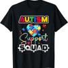Autism Awareness Squad Support Team Colorful Puzzle T Shirt