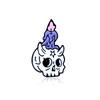 Premium Quality Enamel Brooch Featuring Witch Tools Skull Cat For Halloween