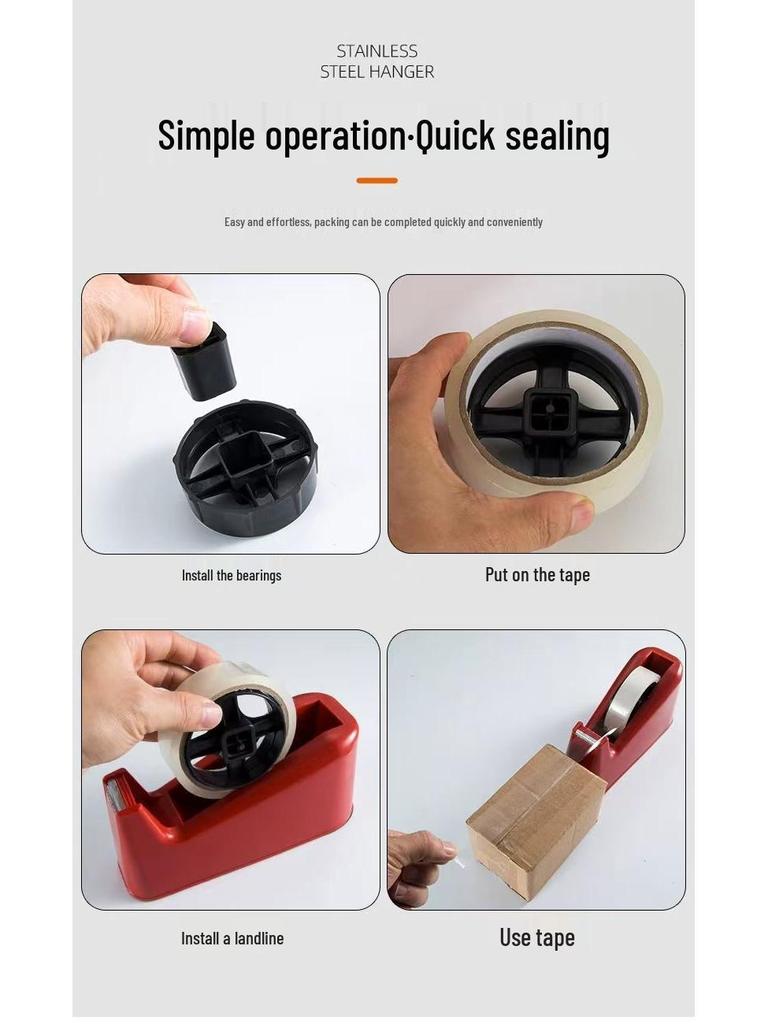 Large Universal Desktop Tape Cutter Holder