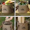 Foldable Bucket Outdoor Multifunctional Bucket Portable Waterproof Travel Bucket Durable Large Capacity Camping Fishing Bucket