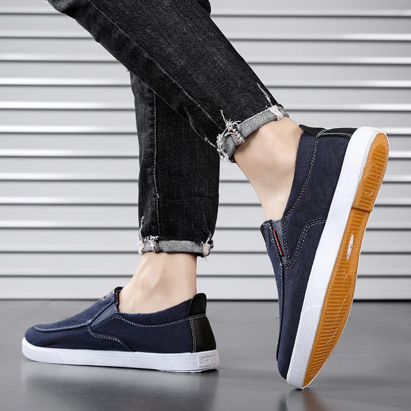 New Canvas Shoes Men Summer Classic Loafers Men Casual Shoes Breathable Walking Flat Men Shoes Zapatos Sneakers Plus Size 46
