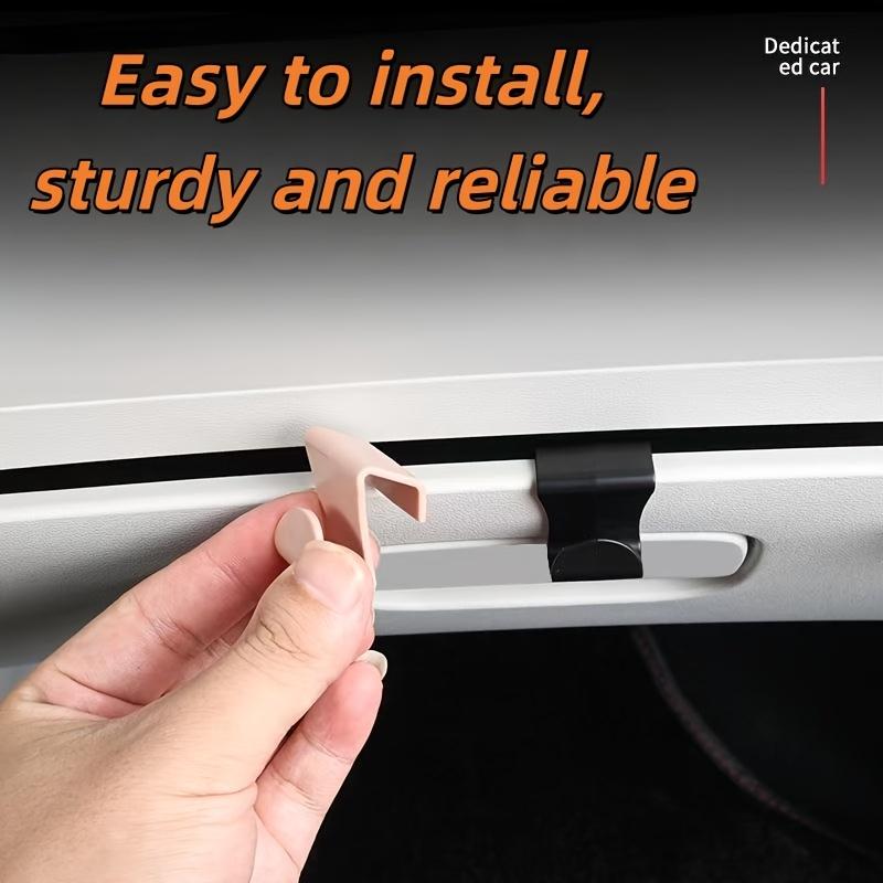 4PCS Car Glove Box Hook Universal Electric Vehicle Interior Organizer Hook Multicolor Plastic Storage Hook