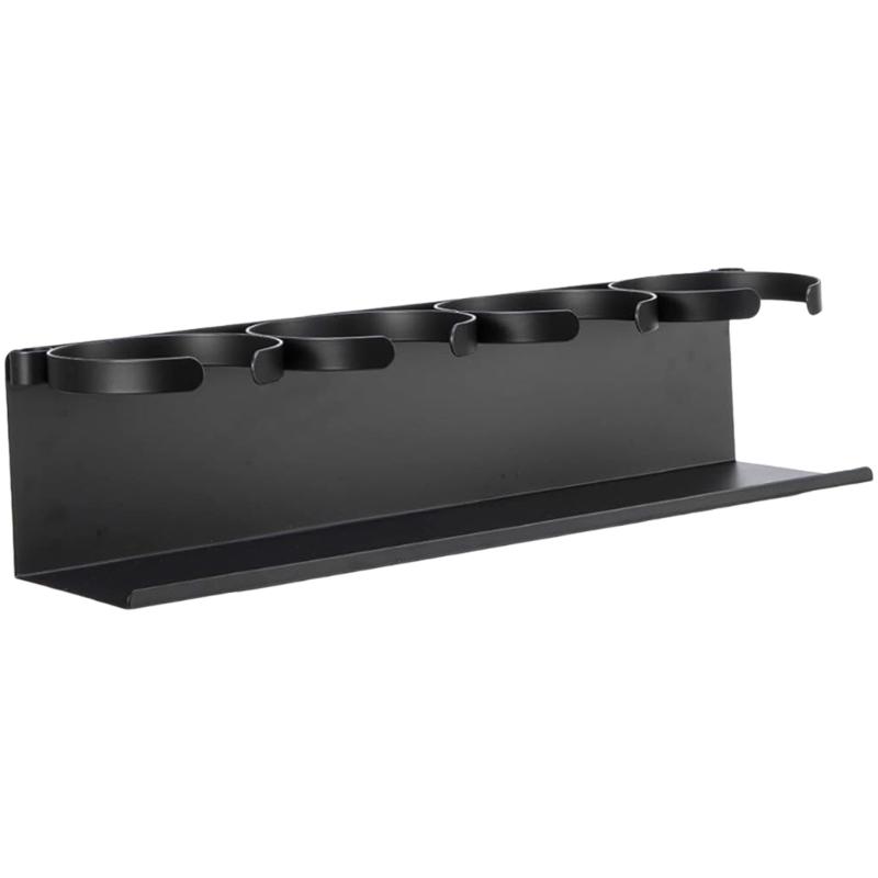 

3/4 Cup Modular Magnetic Cup Holder For Refrigerator Kitchens Storage Organizers With Sturdy Carbon Steel Construction чёрный